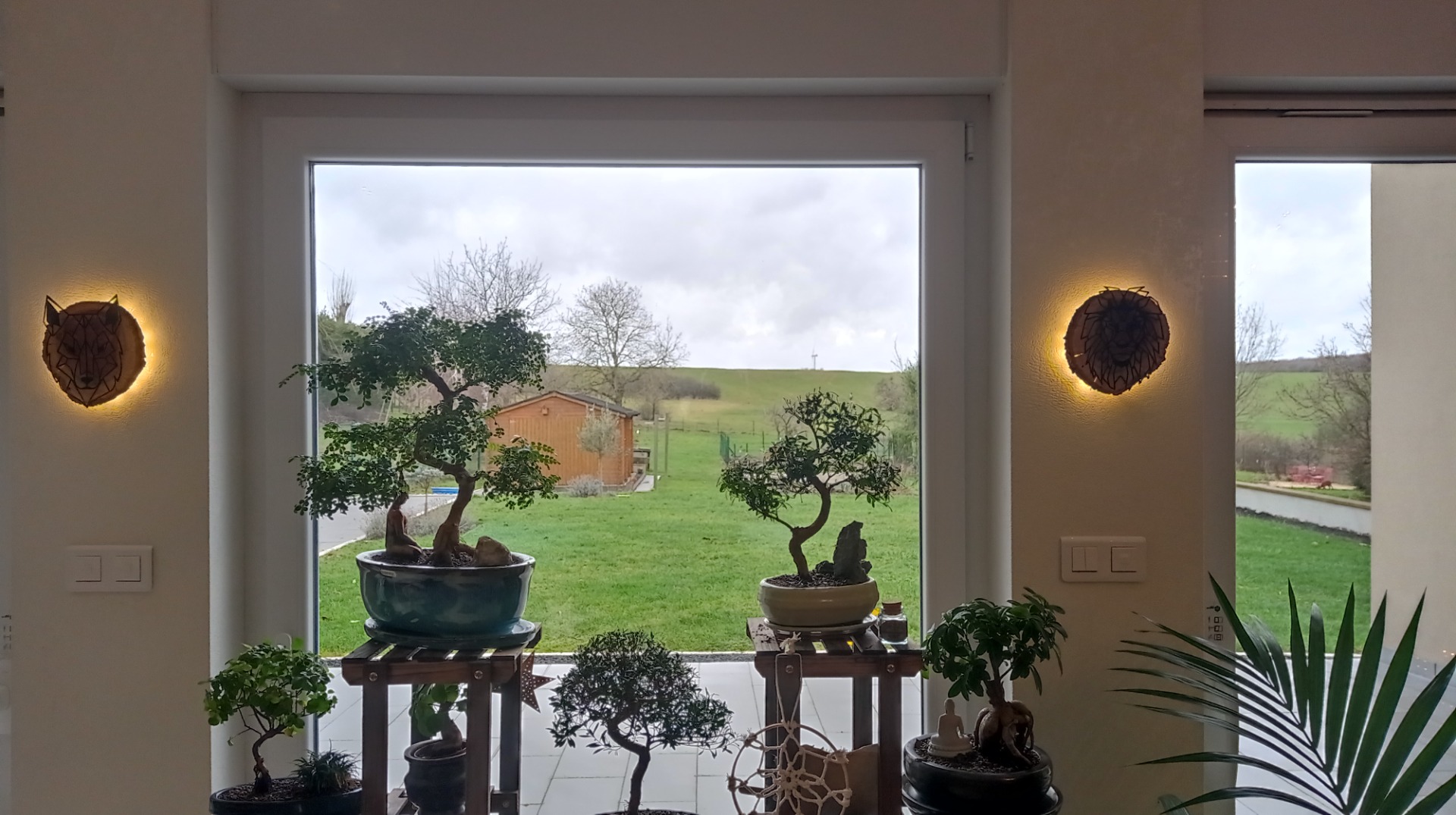 Lame D'eau Cascade En Acrylique Largeur 90cm / Avec LEDs Intégrées